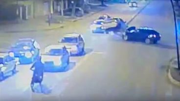 Una escena del terrible choque.