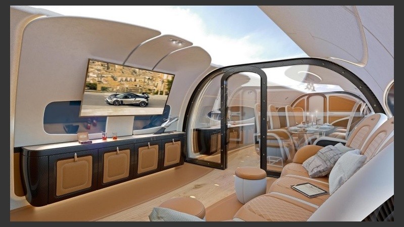 Cada vez que el avión llegue a su destino podrá ser reconfigurado, un proceso que tardaría máximo una hora según Airbus.