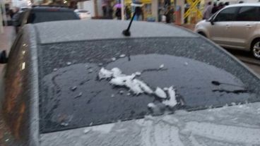 Imagen de la nieve en "momentos" en Twitter.