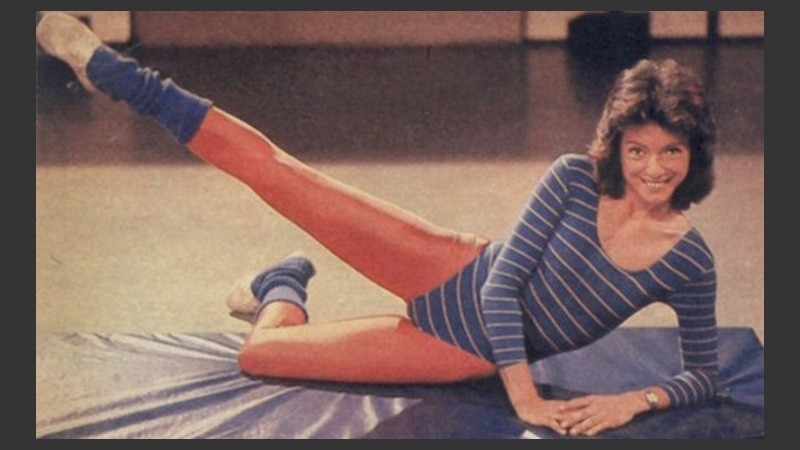 María Amuchástegui, en pleno trabajo.