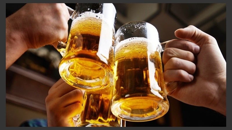 Una cerveza siempre es bienvenida.