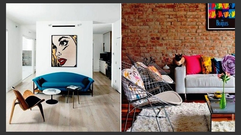 Una decoración a puro color.