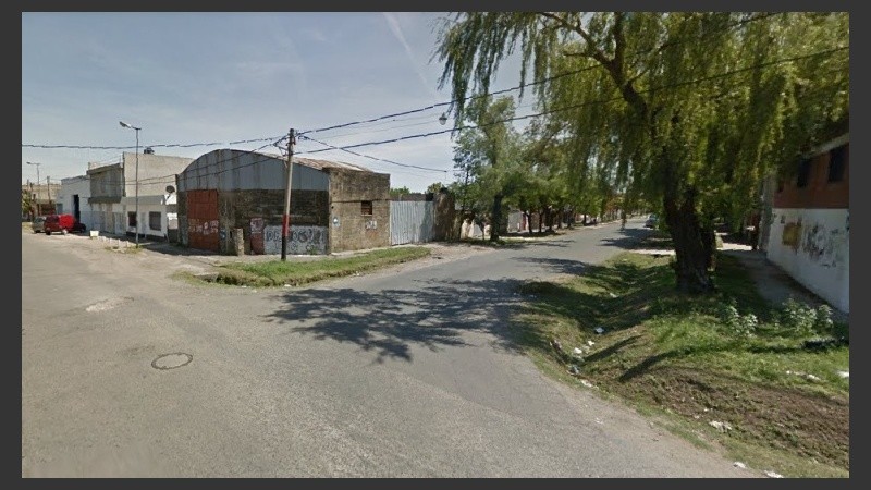 La esquina en la que fueron detenidos los ladrones. 