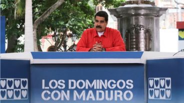 Maduro se dirigió al país este domingo desde Caracas.