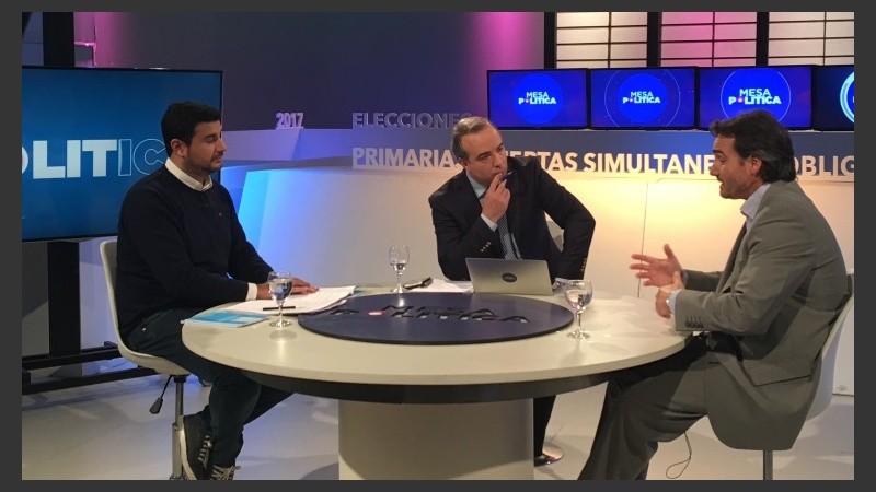 El debate entre los diputados en el programa de Sergio Roulier.