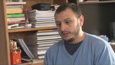 El chico que le practicó RCP al colectivero.