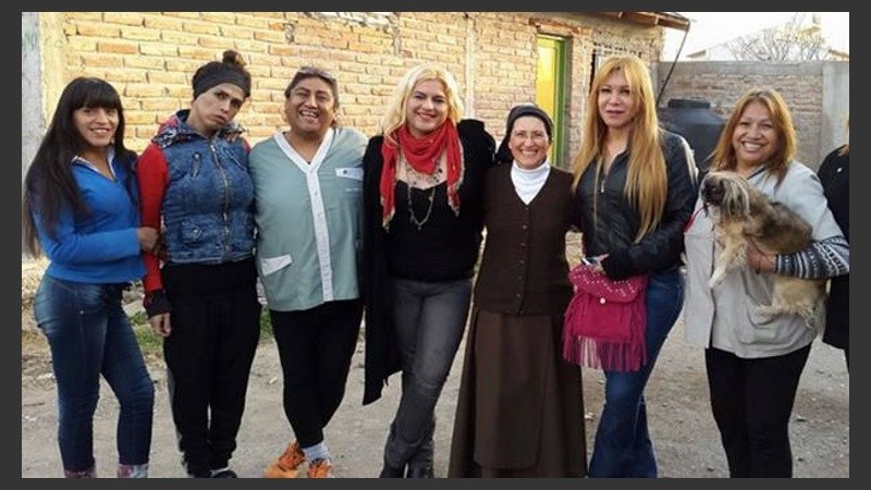 La monja Astorga trabaja en Neuquén.