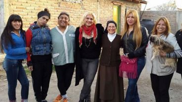 La monja Astorga trabaja en Neuquén.