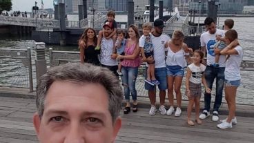 La selfie, que ya es una de  las imágenes del momento.