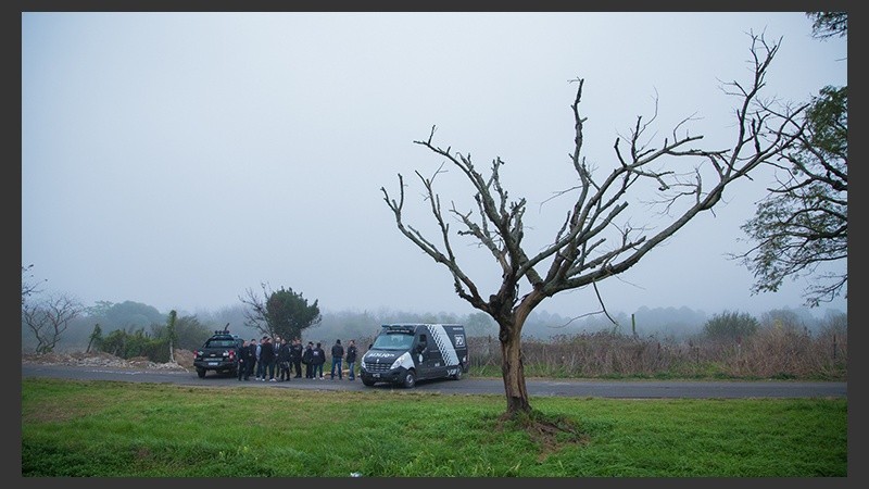 El cuerpo fue encontrado en inmediaciones al Parque Regional Sur en un camino pararelo a Circunvalación.