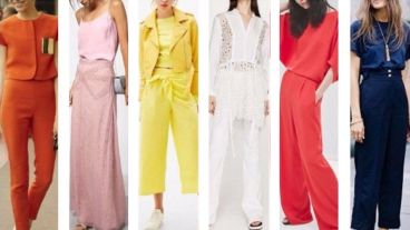 Los outfits de color total van a estar bien presentes esta primavera verano 2018