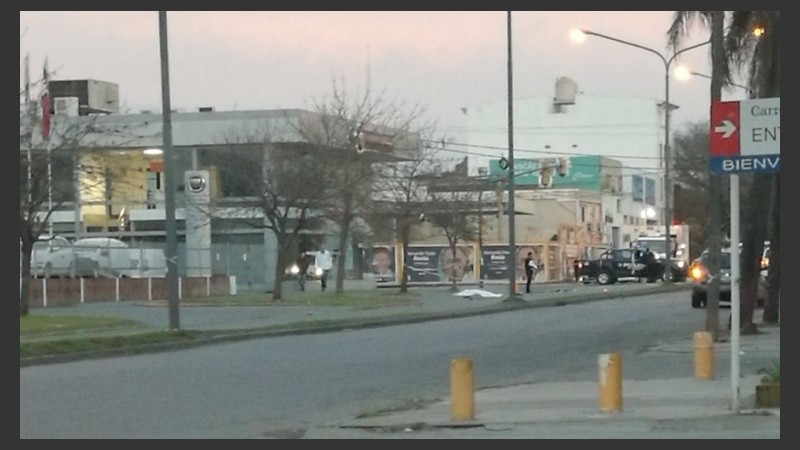 El lugar del choque. 