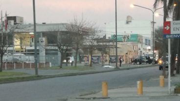 El lugar del choque.