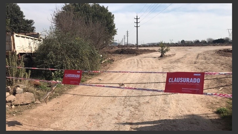 El terreno fue clausurado en la zona sudoeste.