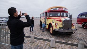 Para nostálgicos. El 218 que transitaba por las calles de la ciudad. (Alan Monzón/Rosario3.com)