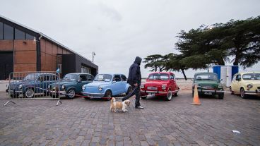 Variedad y colores en la sección de los Fiat 600. (Alan Monzón/Rosario3.com)