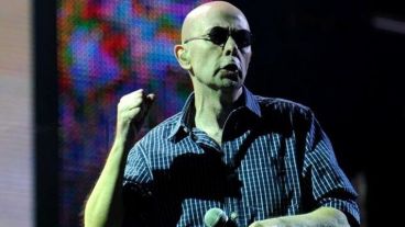 El Indio, en su último show en Olavarría.