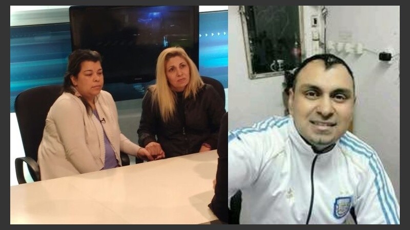 De la mano. La hermana y la viuda de Andrés calificaron de 