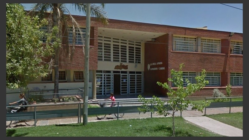 La escuela pública Nº 608 Sargento Cabral, de la ciudad de San Justo.