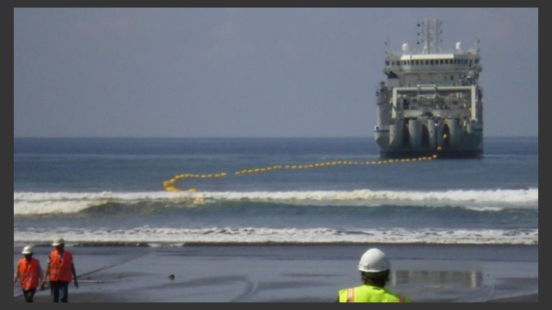 El cable se extenderá desde la costa este de Estados Unidos hasta Las Toninas