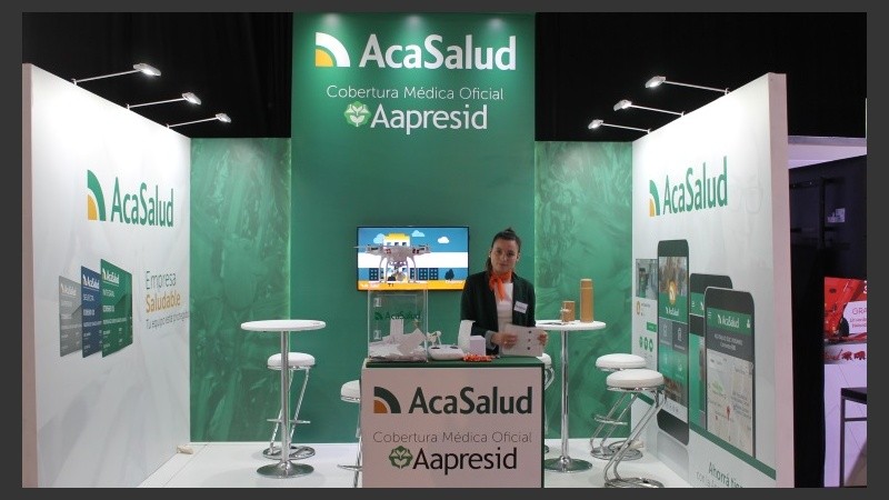 Aca Salud está presente en el Congreso a través de un stand en el que brinda asesoramiento a los socios de Aapresid