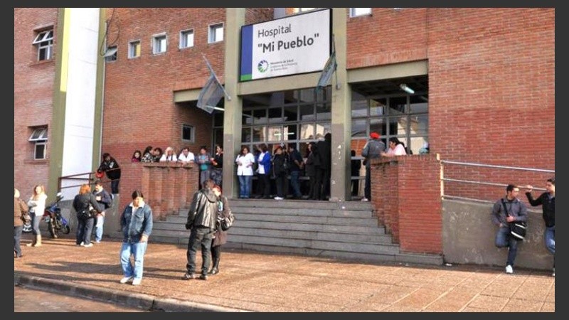 La mujer fue asistida en el hospital Mi Pueblo. 