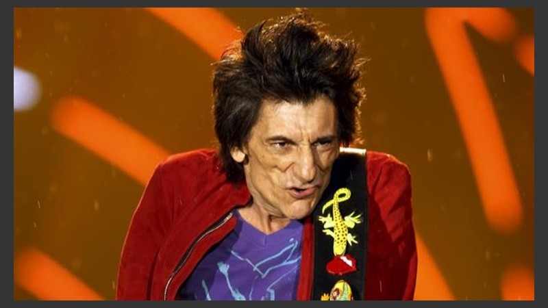Ron Wood, el guitarrista de los Rolling Stones.