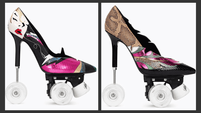 Todos y cada uno de los zapatos diseñados por esta firma tienen ese glamour muy loco, exquisito y exclusivo.