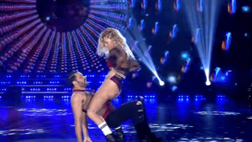 Los bailarines la rompieron al ritmo de "Por fin te encontré".