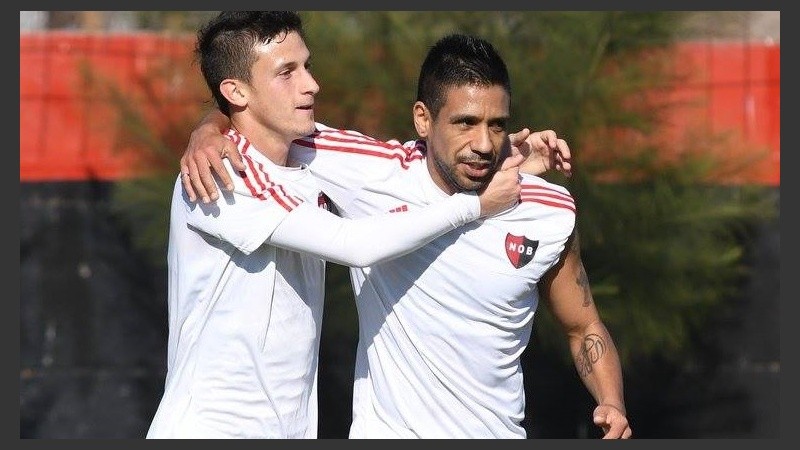 Víctor, junto a Fértoli.