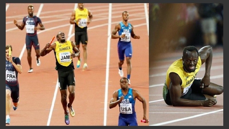 Lesión y caída pero el velocista que hizo historia.