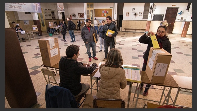 Buena concurrencia de gente en las primeras horas del día.