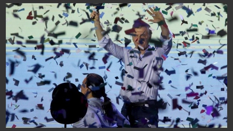 El jefe del Estado celebró con todo.