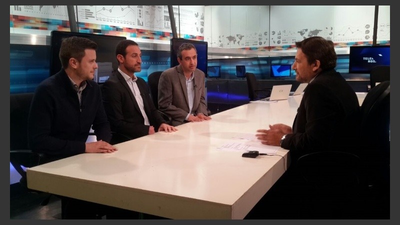 Roy, Sukerman y Javkin en el día después. 