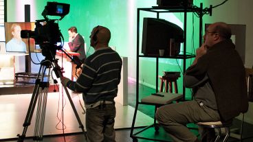 El equipo técnico, siempre a la altura.