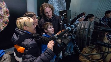 Los chicos disfrutaron en las instalaciones de Televisión Litoral.