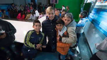 Los chicos disfrutaron en las instalaciones de Televisión Litoral.