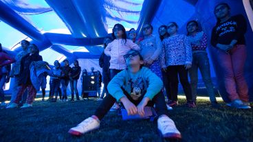 Los chicos disfrutaron en las instalaciones de Televisión Litoral.