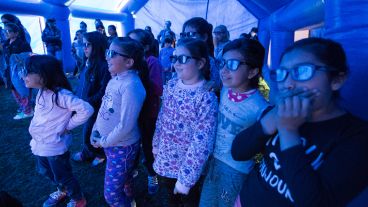 Los chicos disfrutaron en las instalaciones de Televisión Litoral.