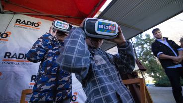 Los chicos disfrutaron en las instalaciones de Televisión Litoral.