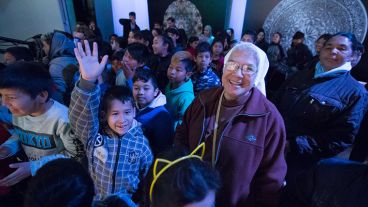 Los chicos disfrutaron en las instalaciones de Televisión Litoral.
