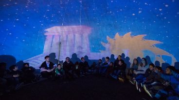 Los chicos disfrutaron en las instalaciones de Televisión Litoral.