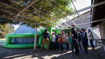 Los chicos disfrutaron en las instalaciones de Televisión Litoral.