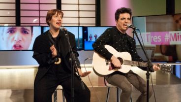 Los líderes del exitoso grupo, en vivo en El Tres.