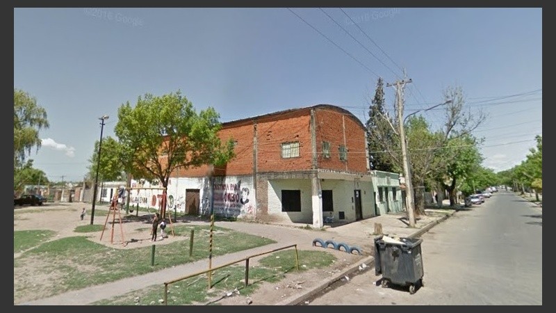 El lugar del robo, en zona suroeste.