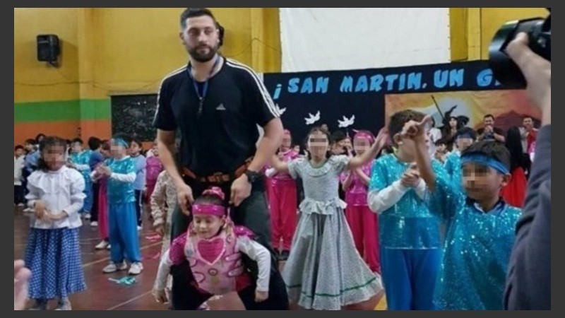 La imagen que emocionó en el acto del 17 de agosto.