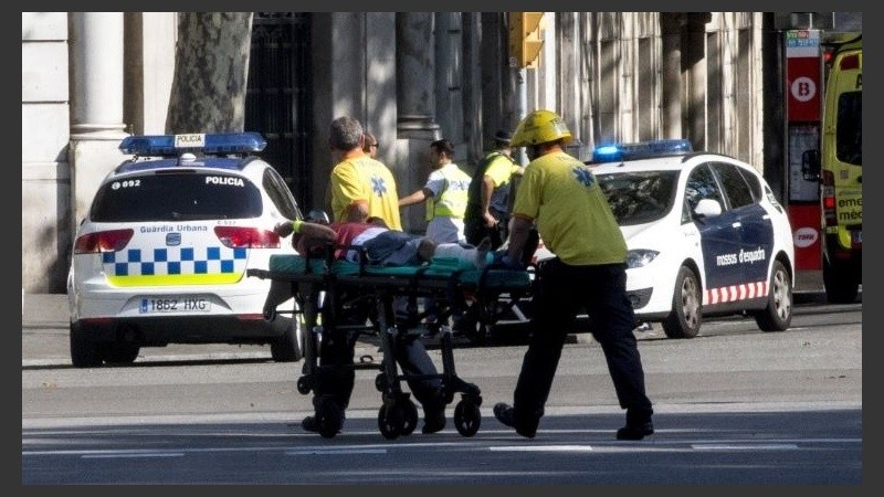 Más de 100 personas fueron asistidas tras el atentado.