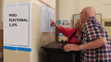 El umbral es el 1,5 por ciento pero cambia si es del padrón o de los votos válidos.