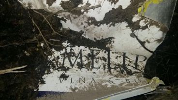 La aeronave encontrada este sábado a la tarde.