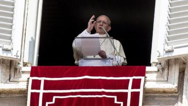 El papa Francisco en el Ángelus de este domingo.